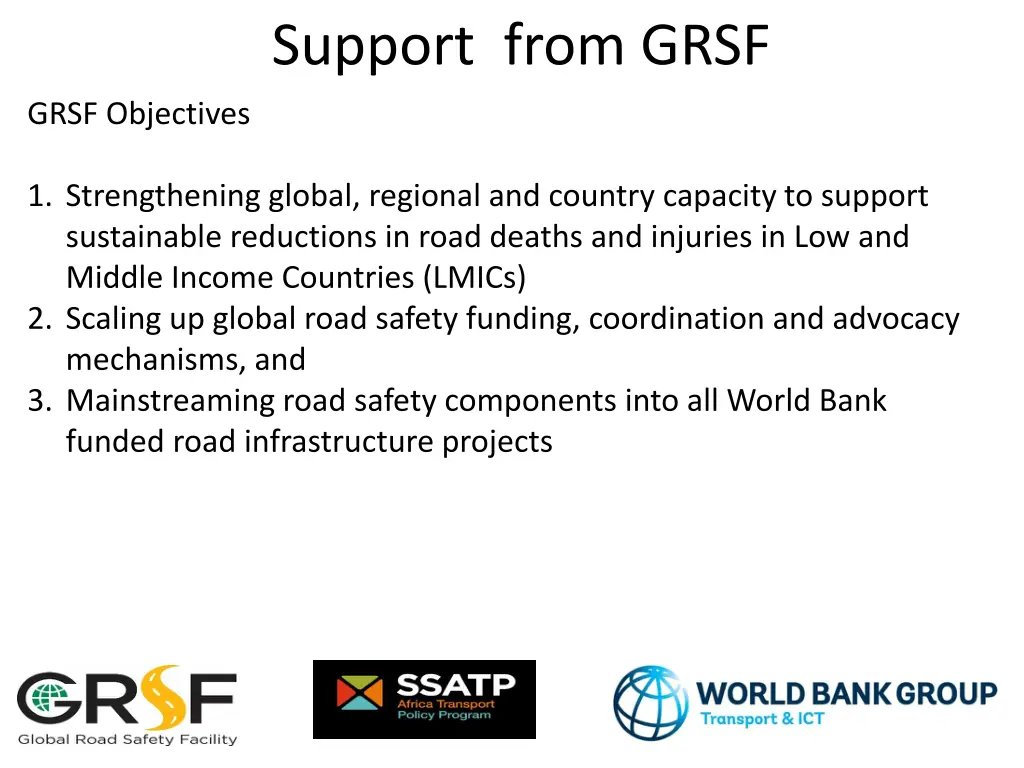 support from grsf