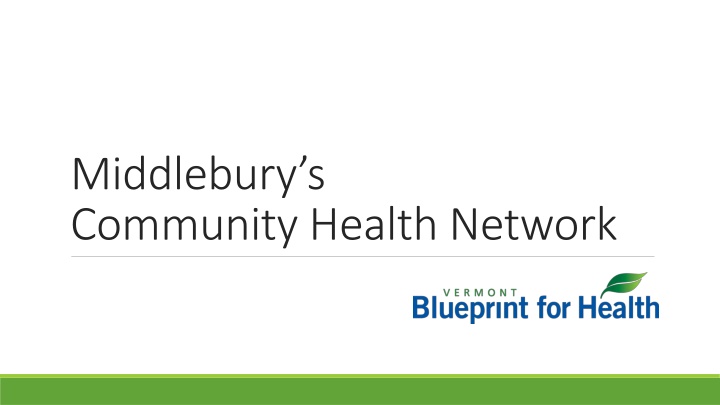 middlebury s community health network