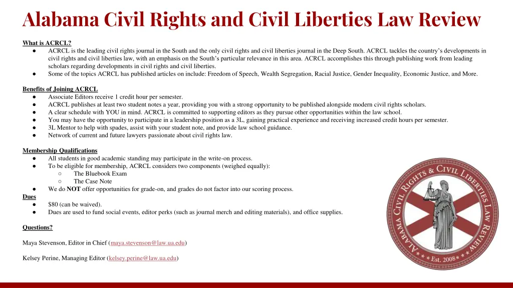 alabama civil rights and civil liberties