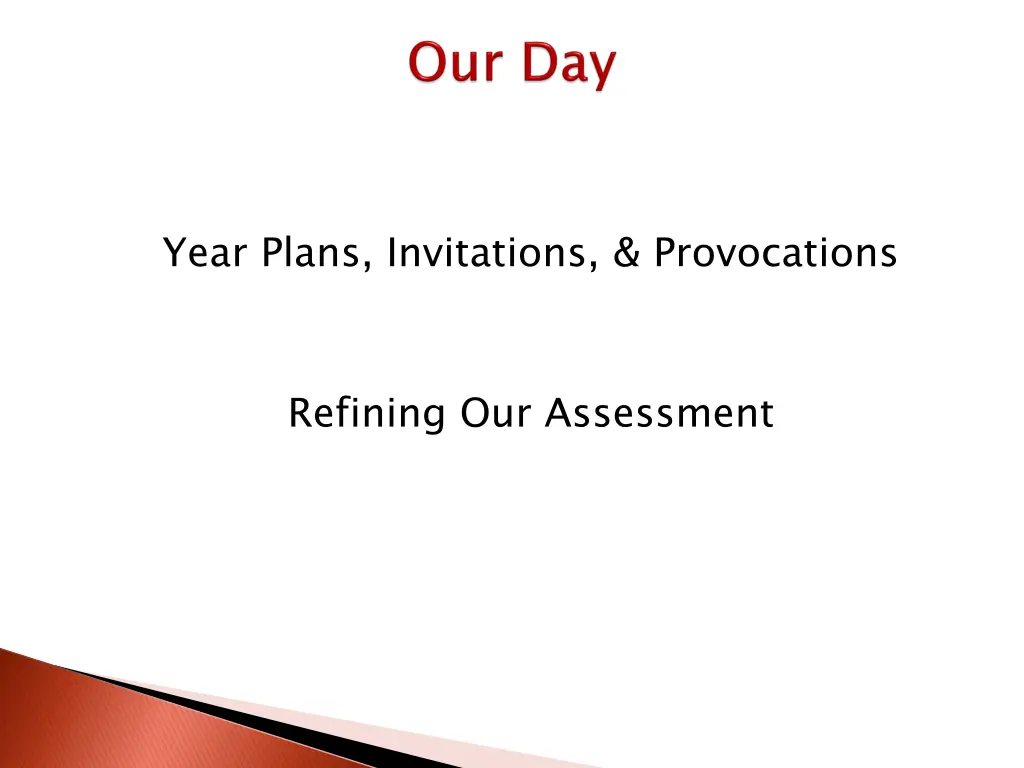 year plans invitations provocations