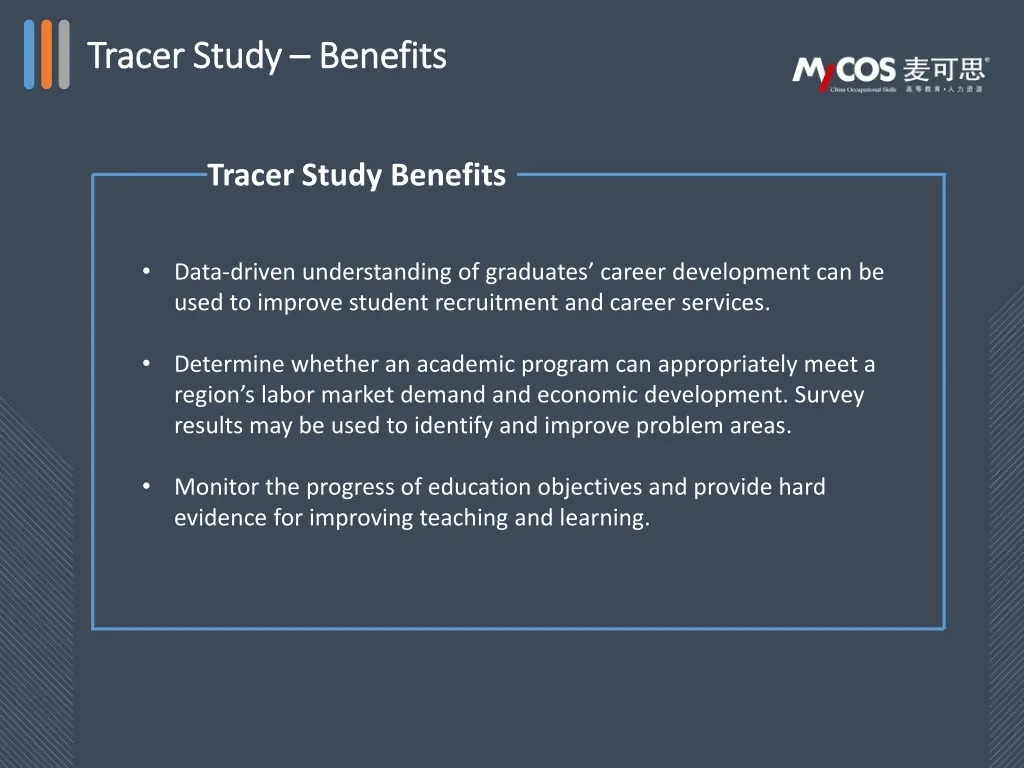 tracer study tracer study benefits