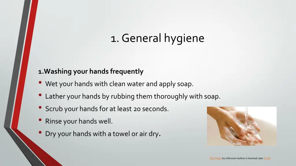 1 general hygiene