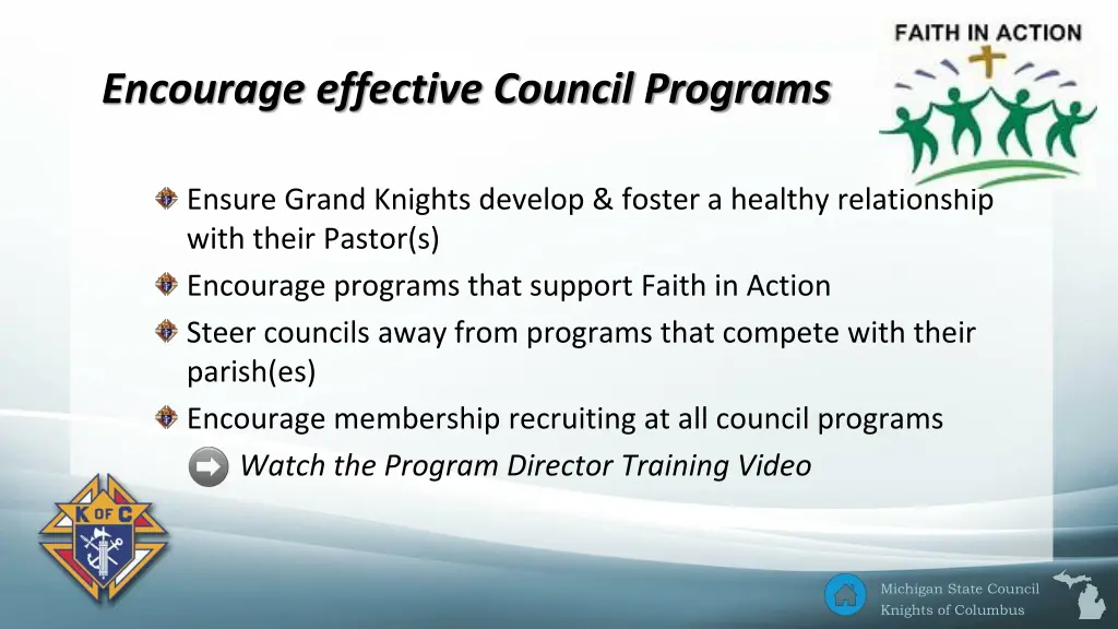 encourage effective council programs