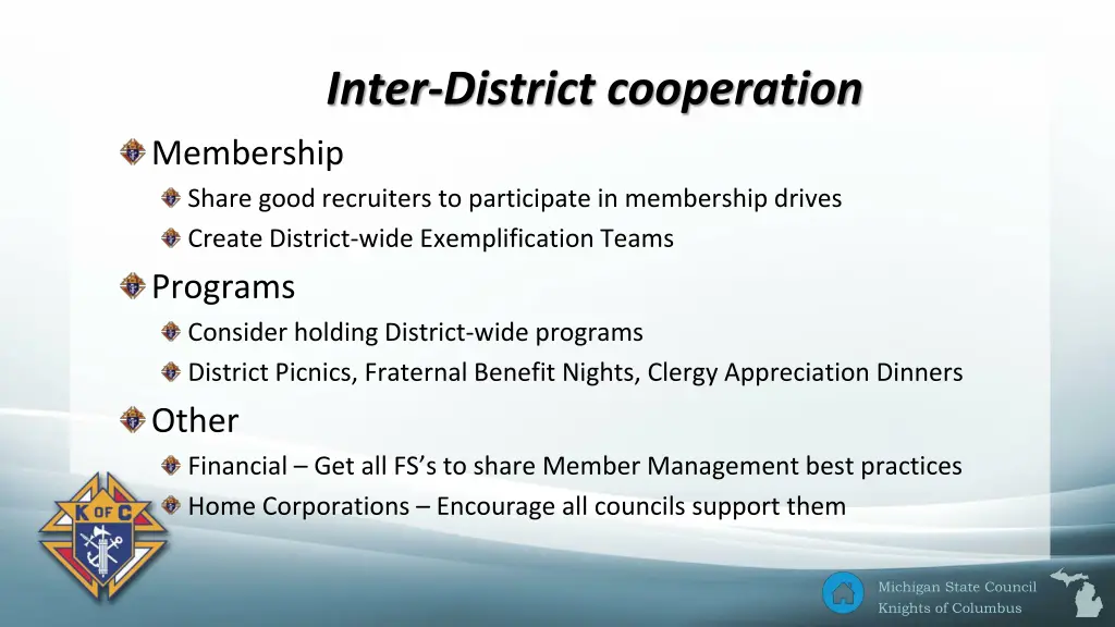 inter district cooperation