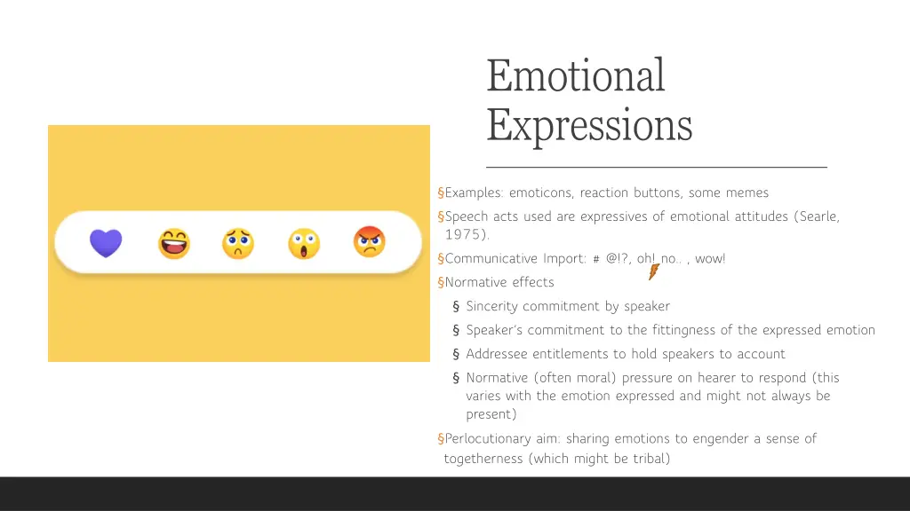 emotional expressions