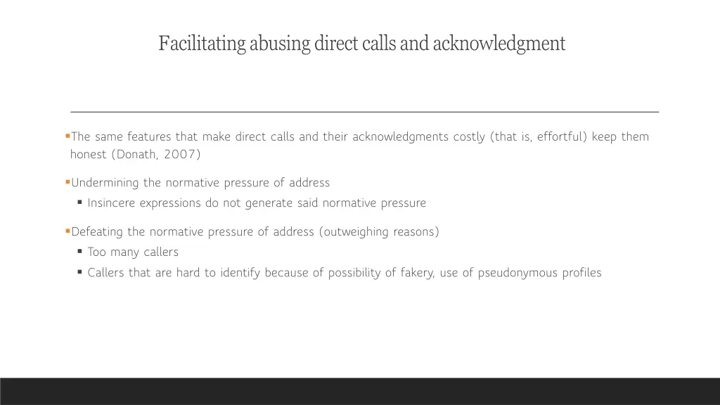 facilitating abusing direct calls 1