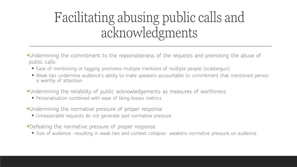 facilitating abusing public calls