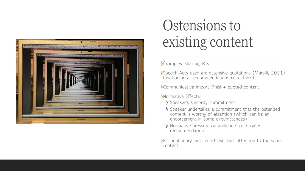 ostensions to existing content