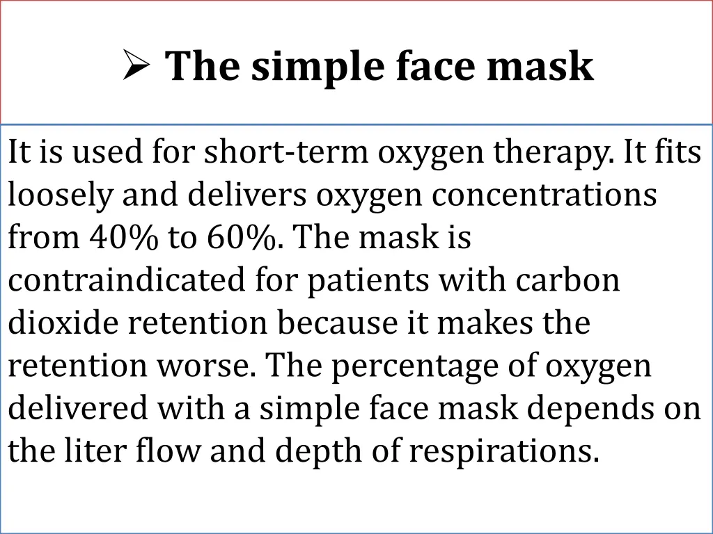 the simple face mask