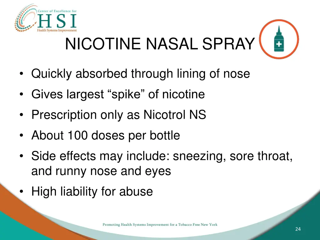 nicotine nasal spray