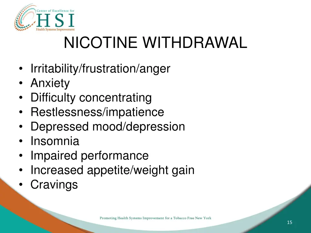 nicotine withdrawal