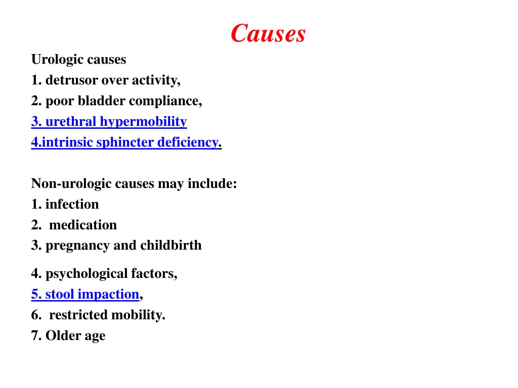 causes