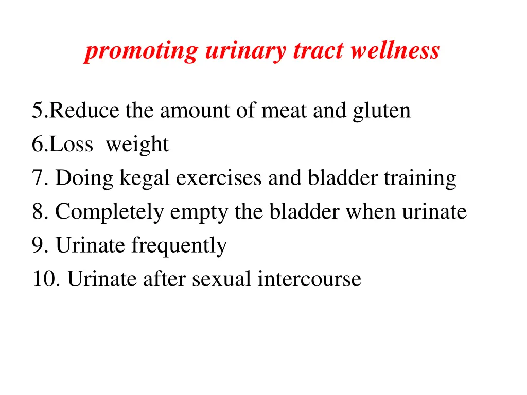 promoting urinary tract wellness 1