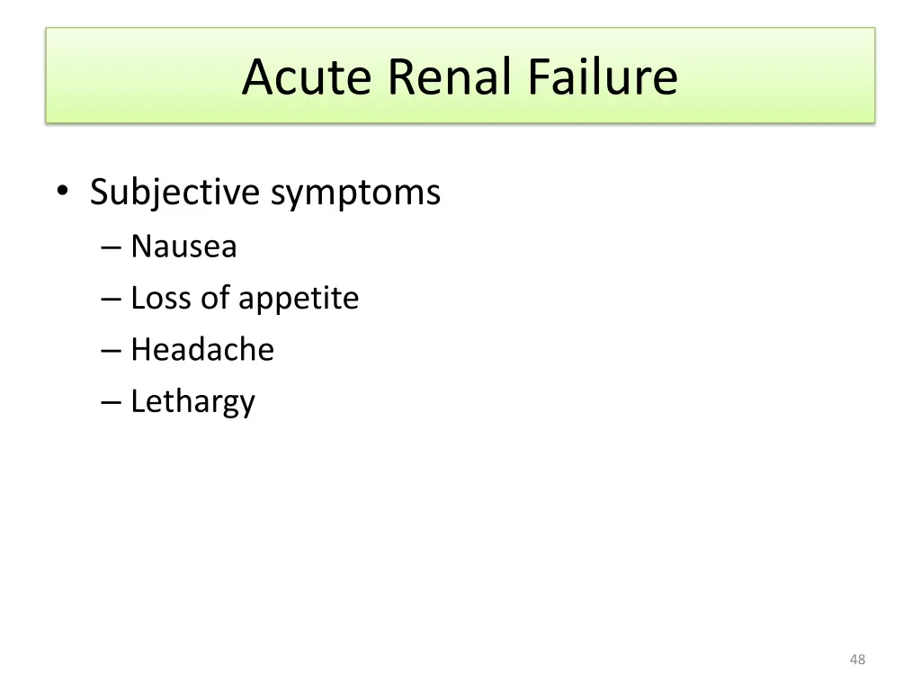 acute renal failure 2