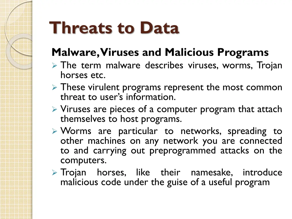 threats to data