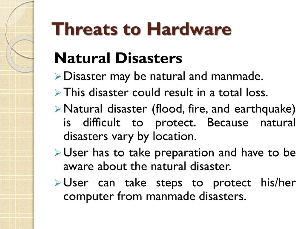 threats to hardware