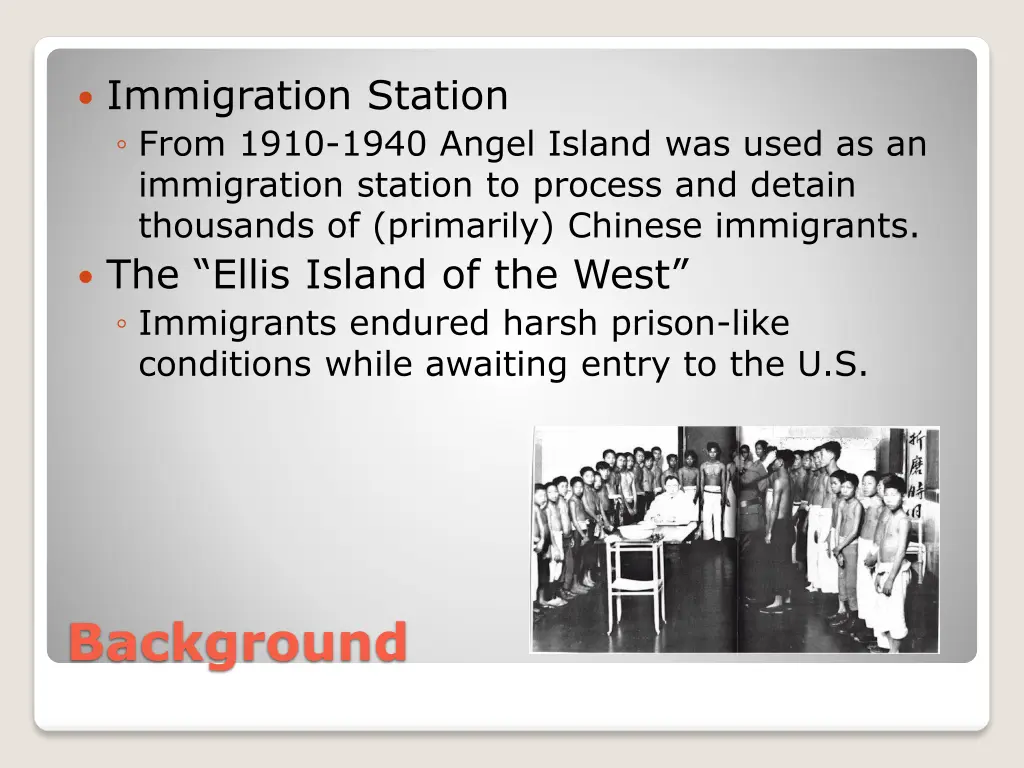 immigration station from 1910 1940 angel island