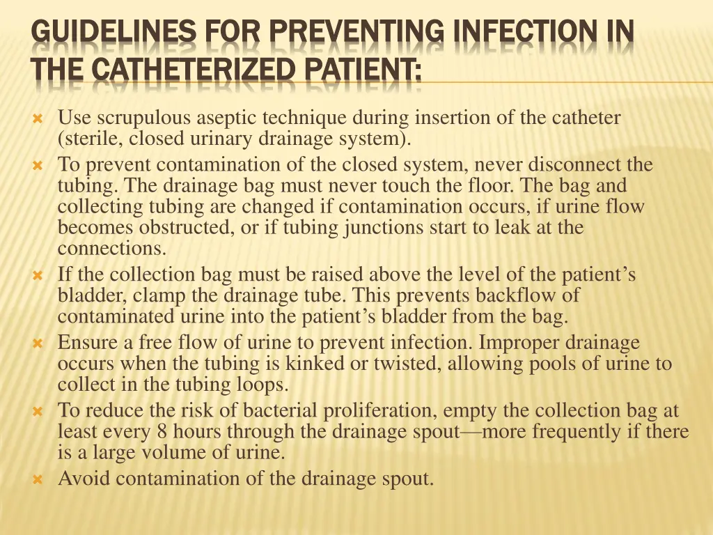 guidelines for preventing infection in guidelines