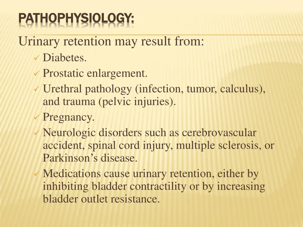 pathophysiology pathophysiology