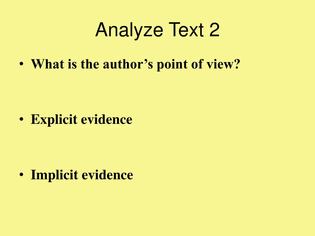 analyze text 2