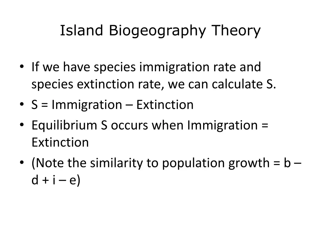 island biogeography theory 3