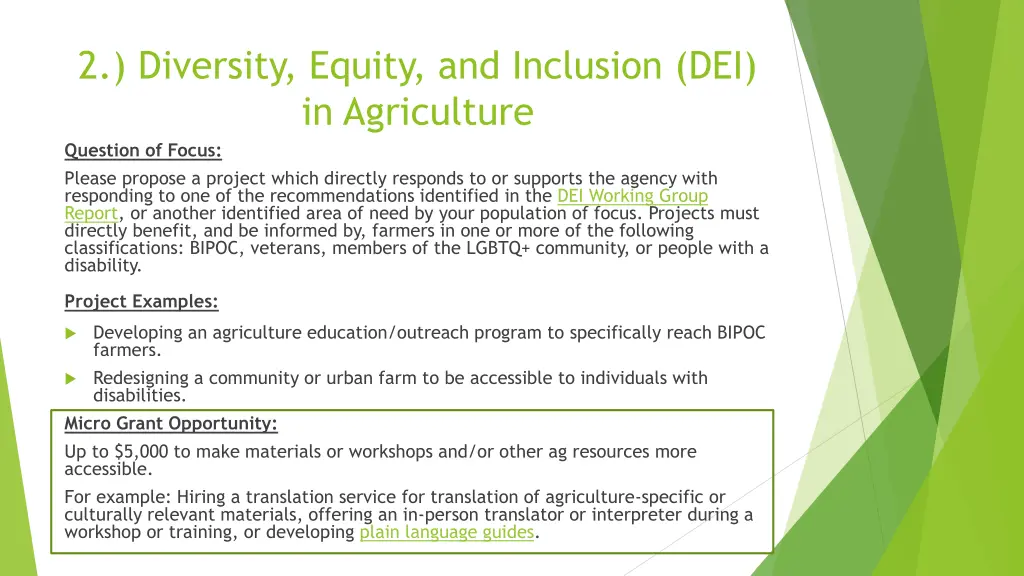 2 diversity equity and inclusion