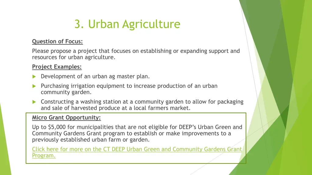 3 urban agriculture