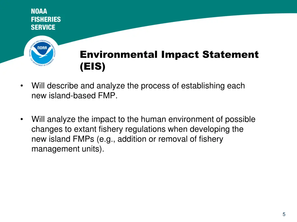 environmental impact statement eis