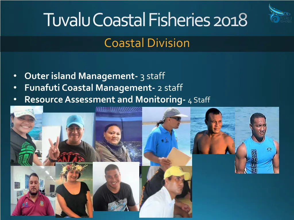 tuvalu coastal fisheries 2018 coastal division