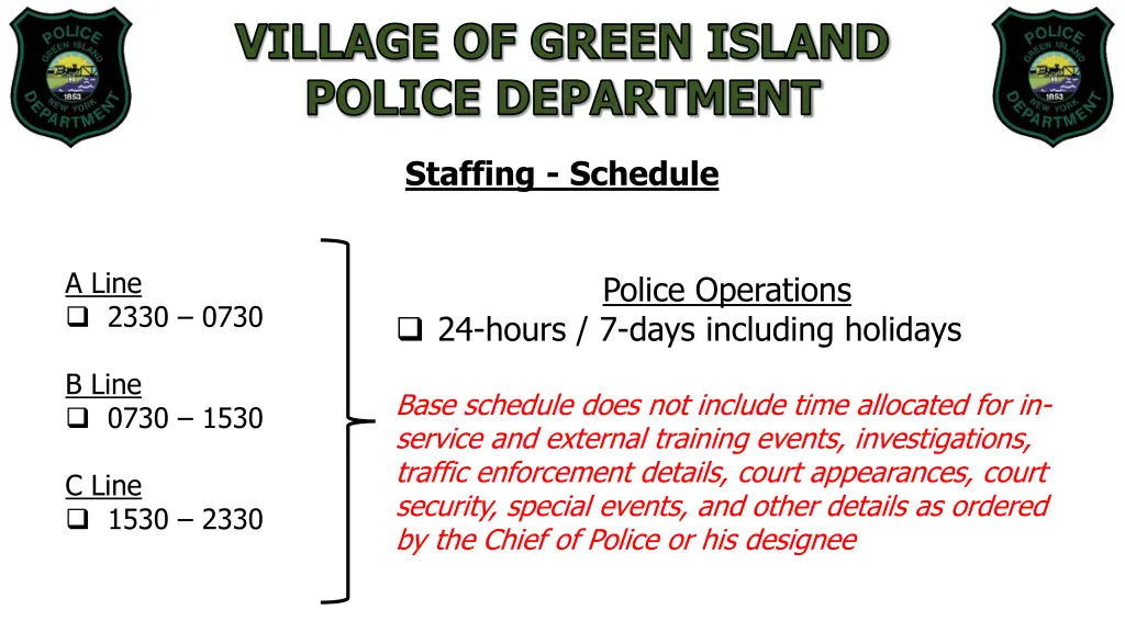 village of green island police department 5