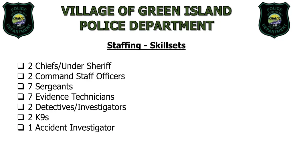 village of green island police department 7