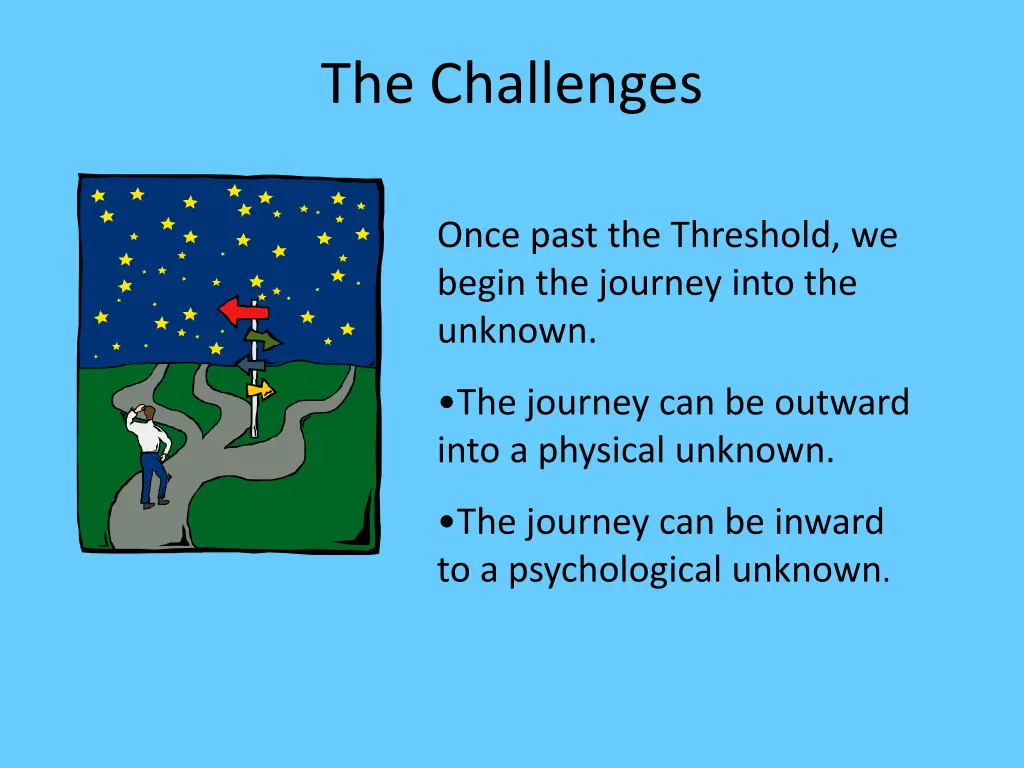 the challenges