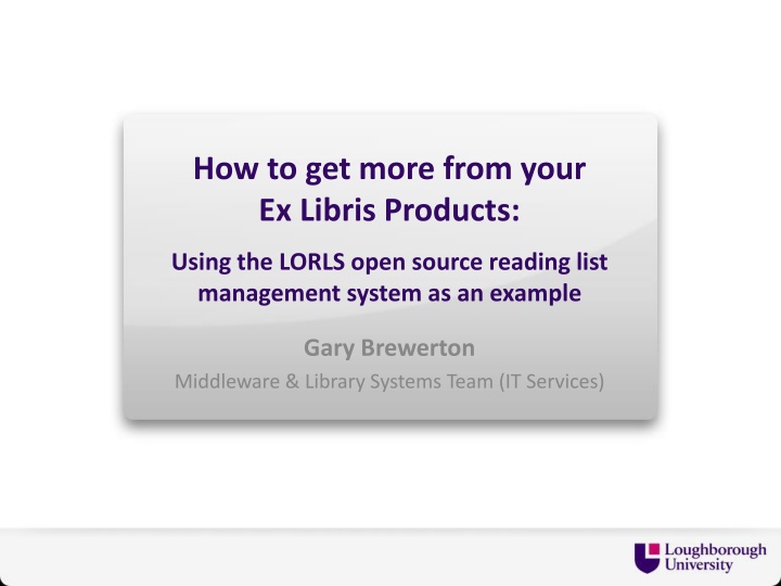 how to get more from your ex libris products