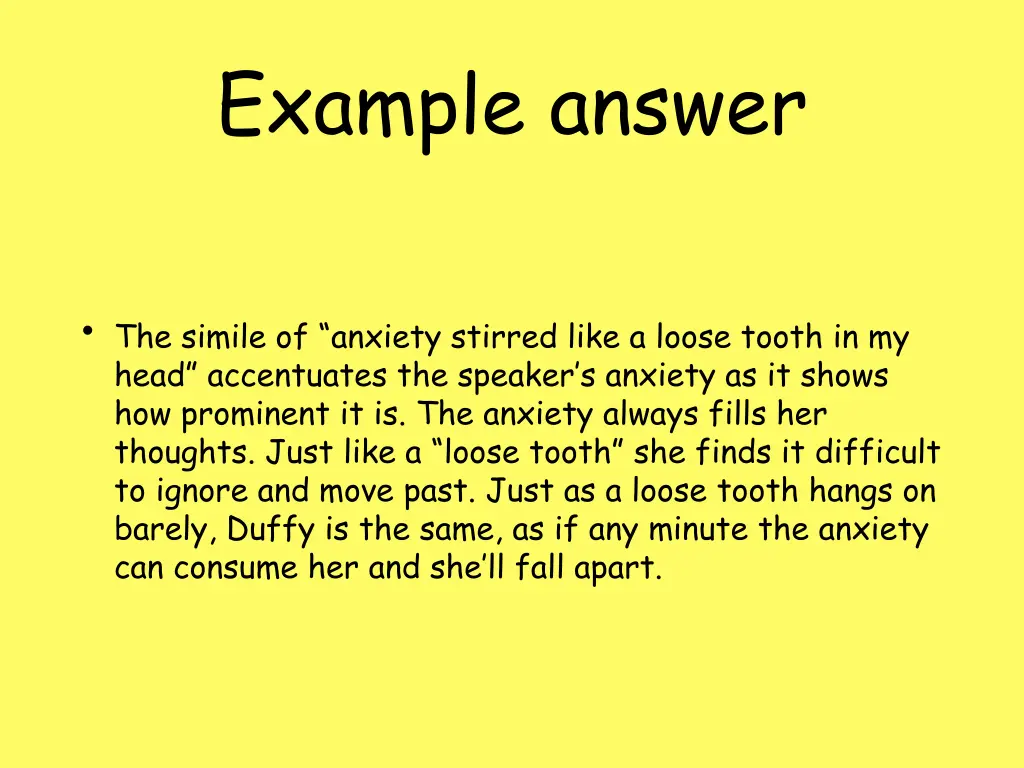 example answer 4