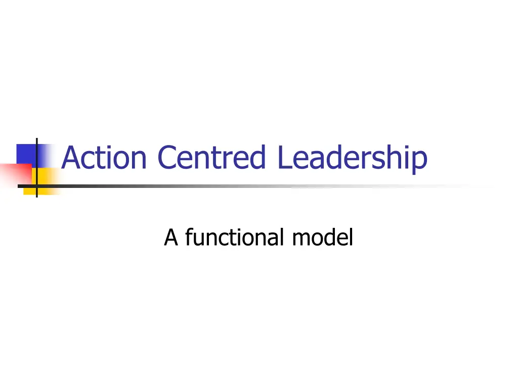 action centred leadership