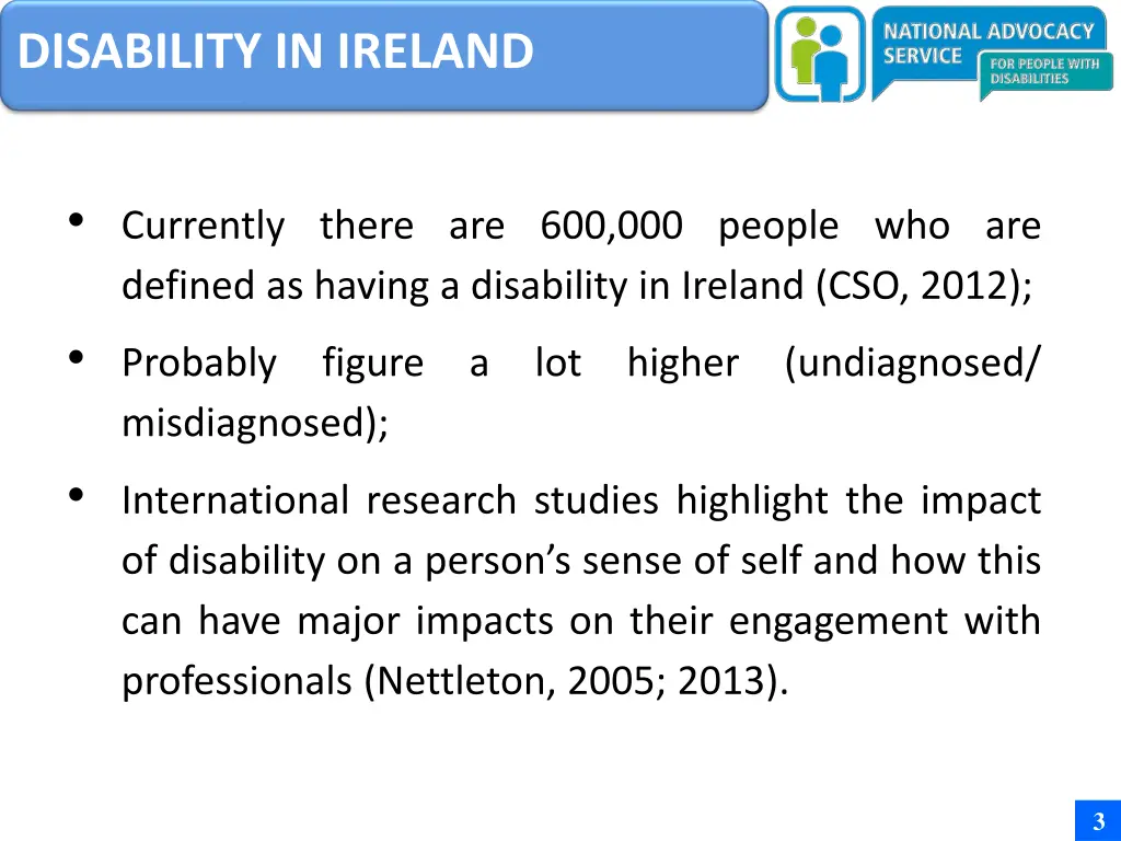 disability in ireland