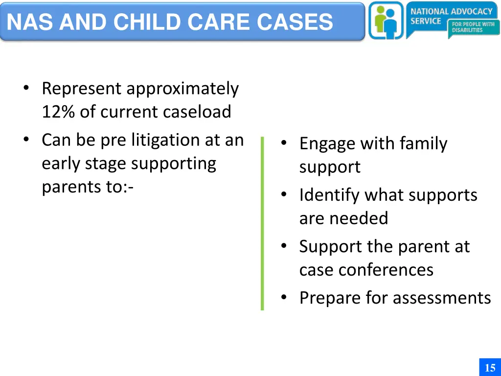 nas and child care cases