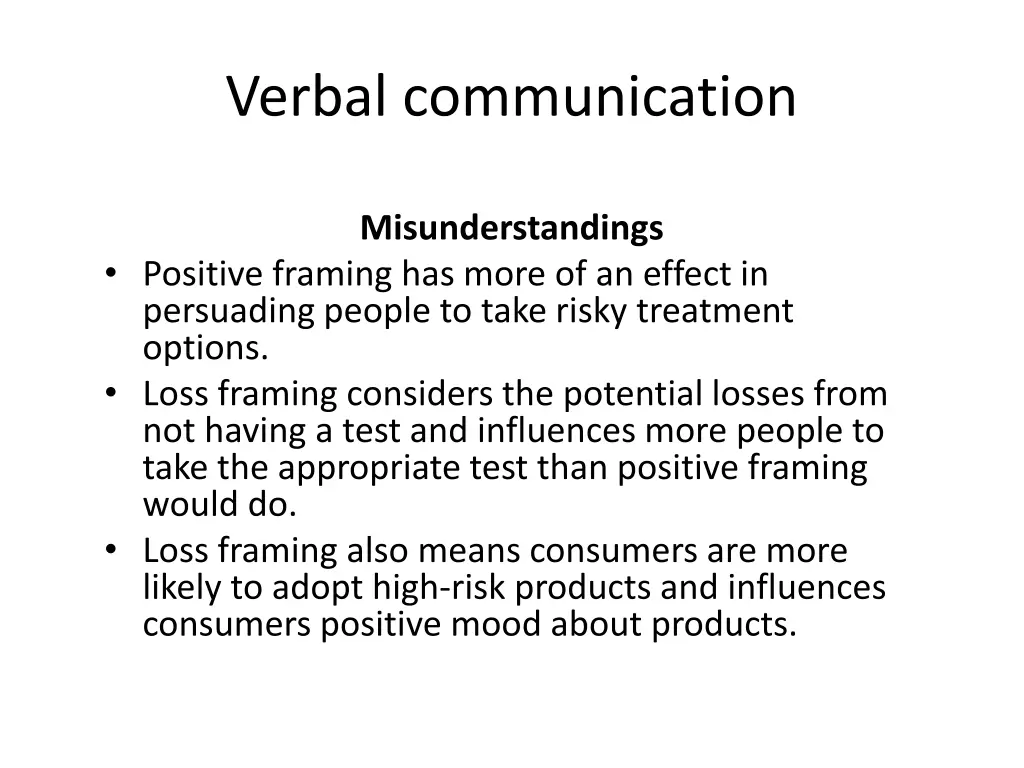 verbal communication 1