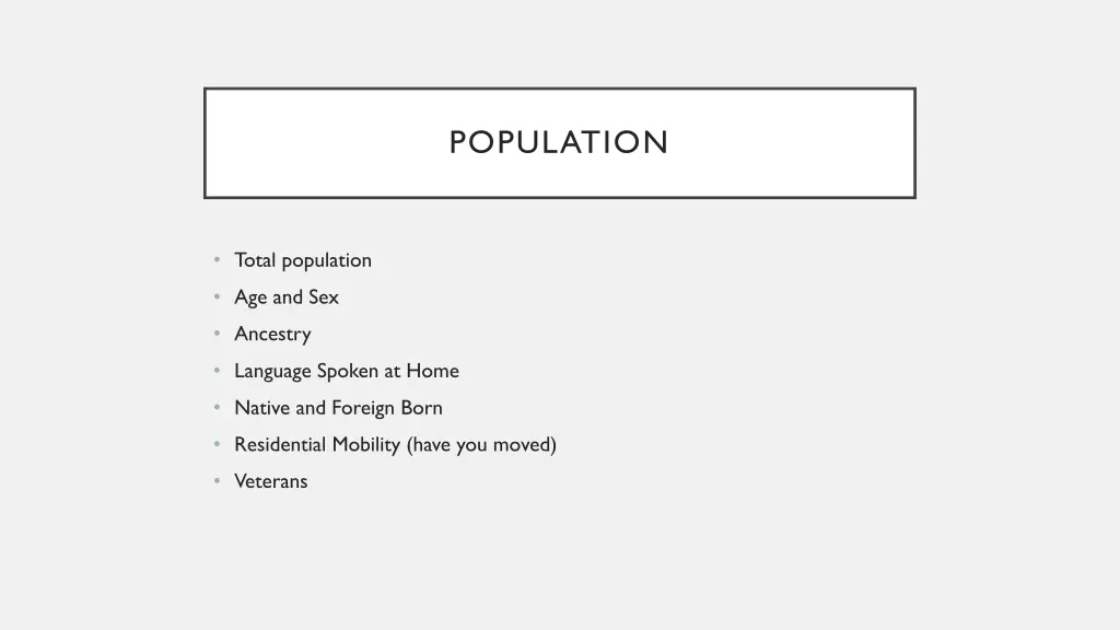 population