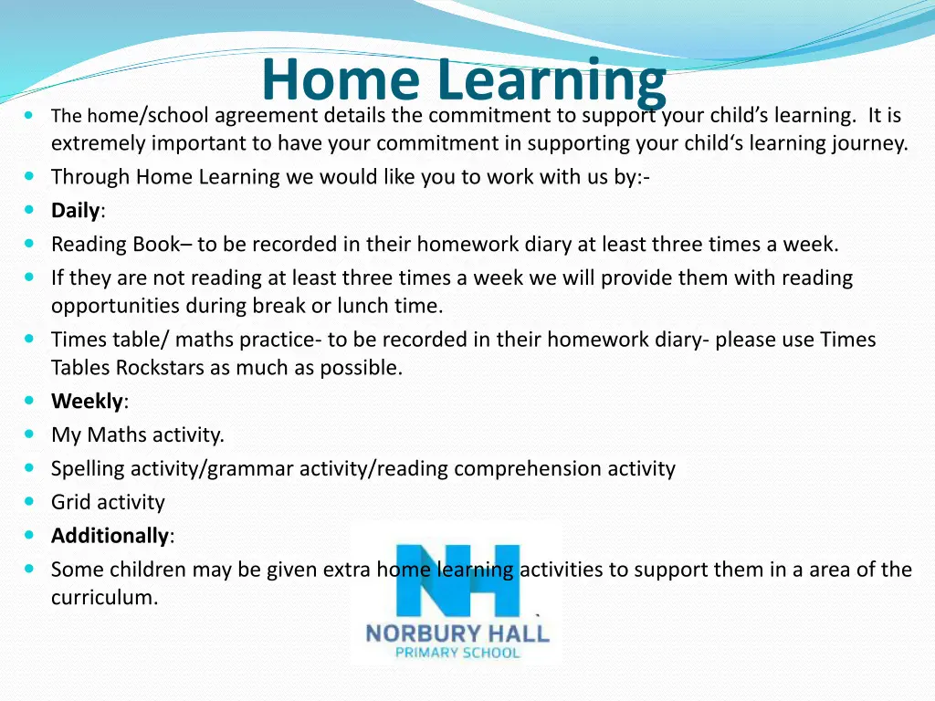 home learning