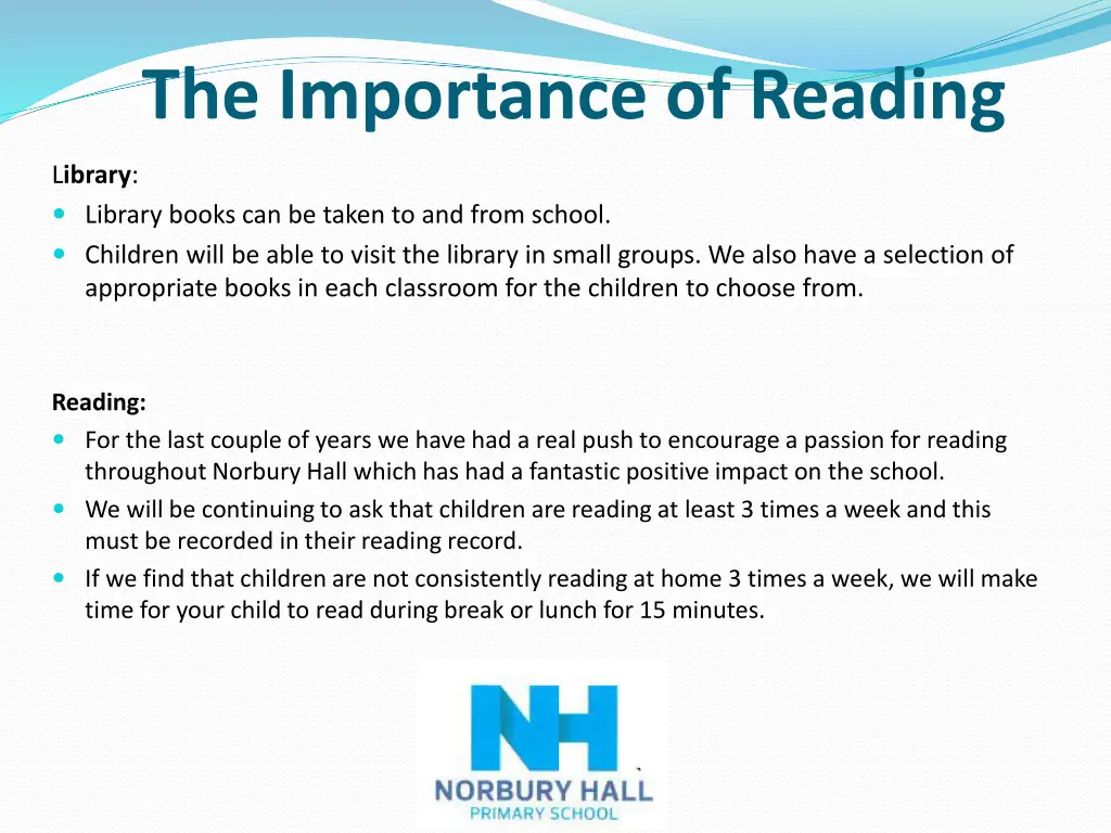 the importance of reading