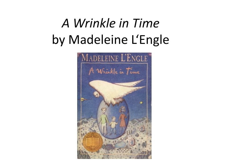 a wrinkle in time by madeleine l engle