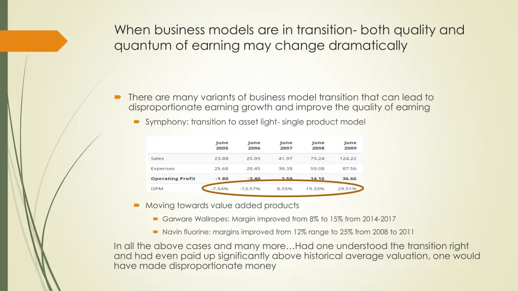 when business models are in transition both