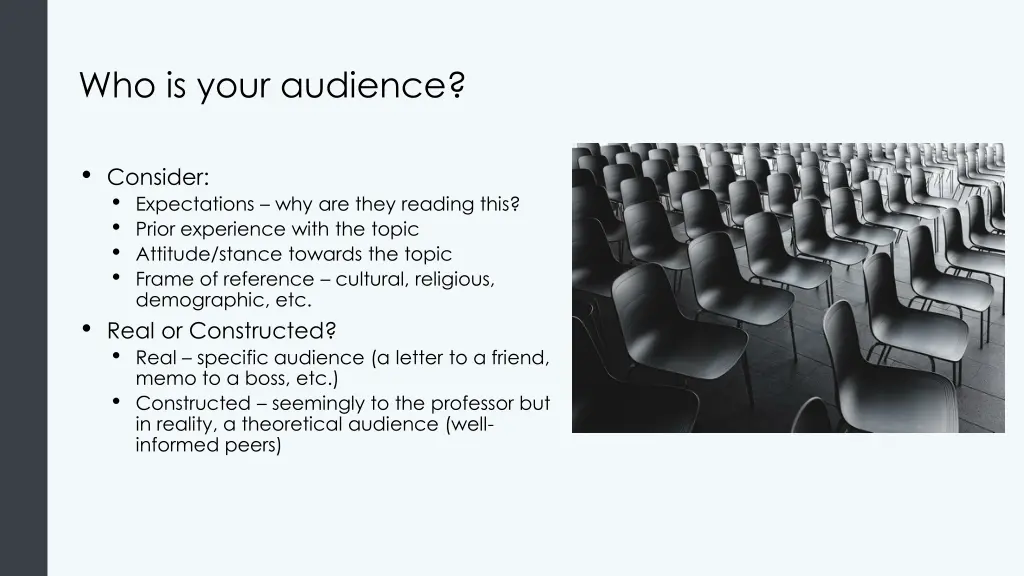 who is your audience