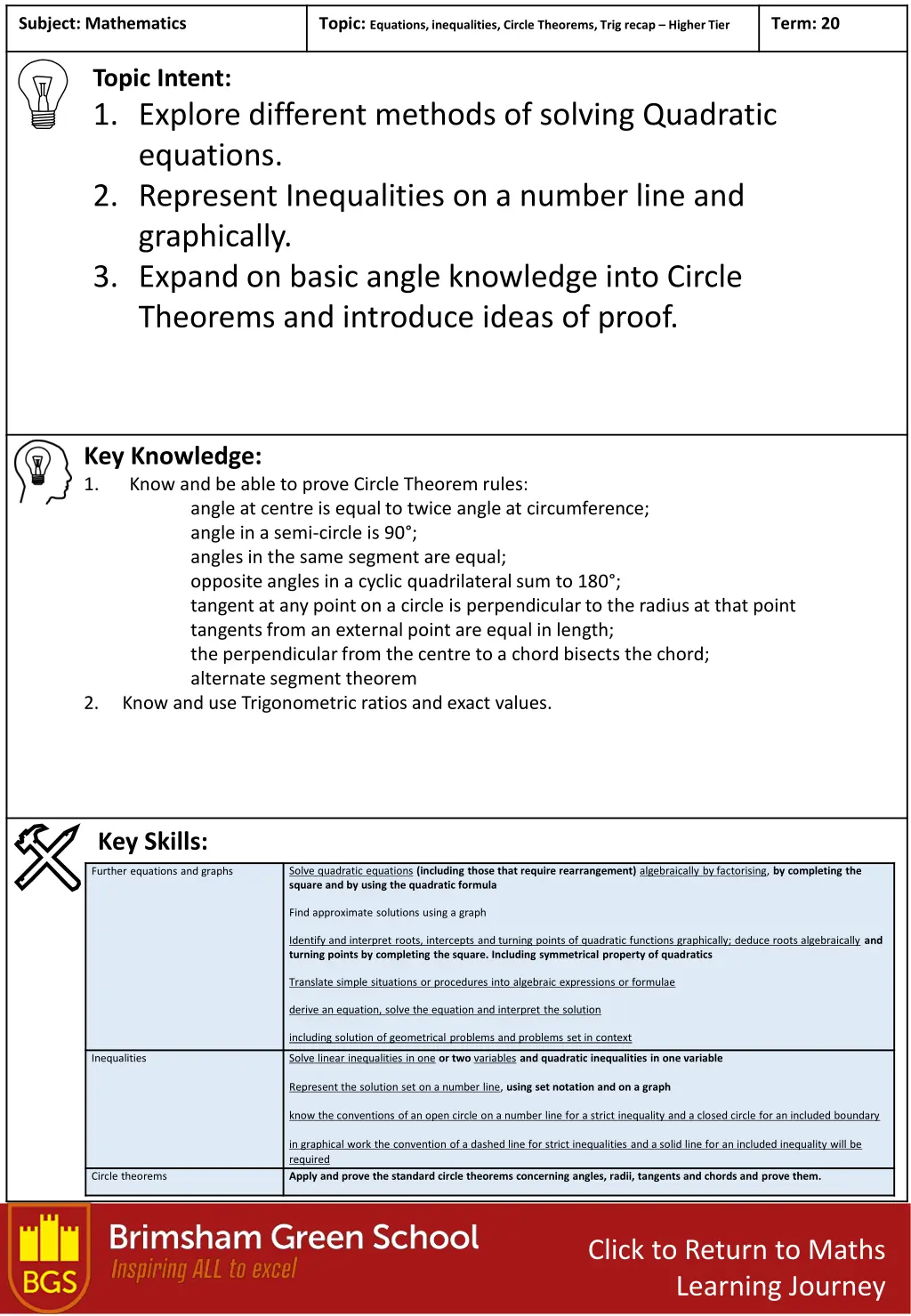 subject mathematics 6