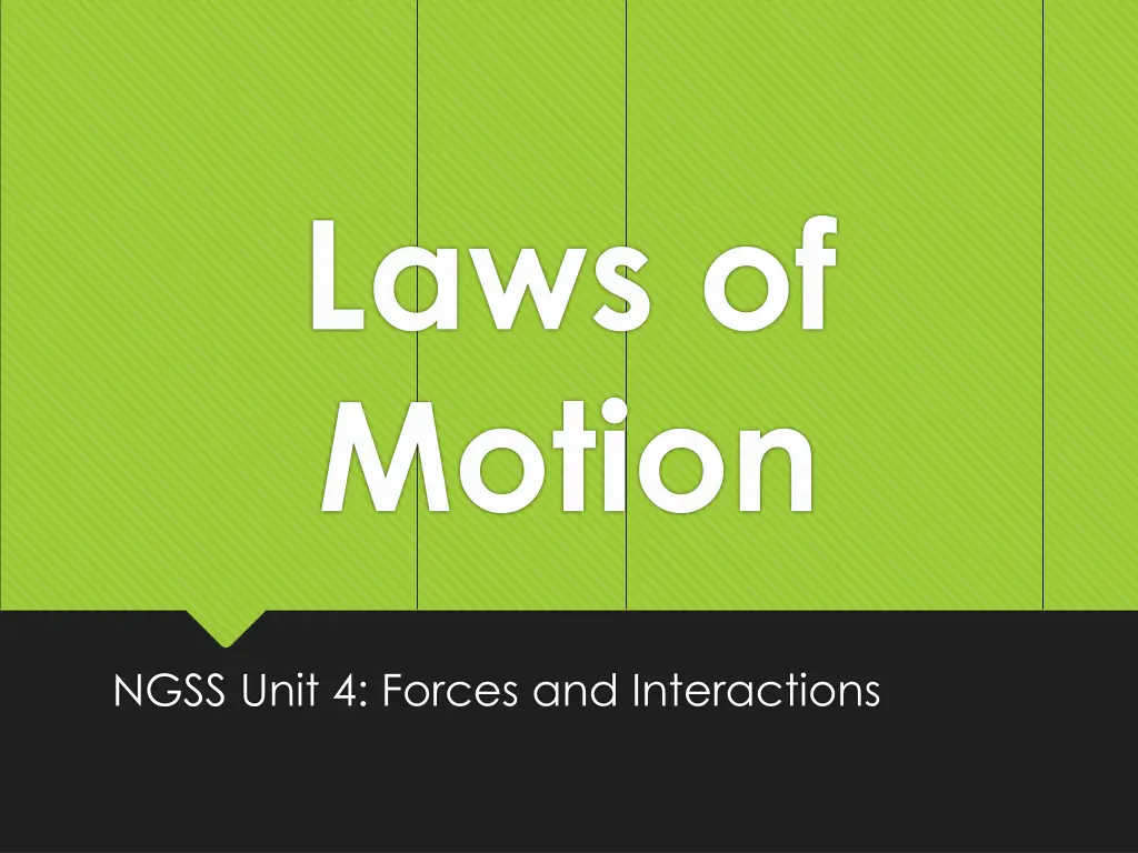 laws of motion