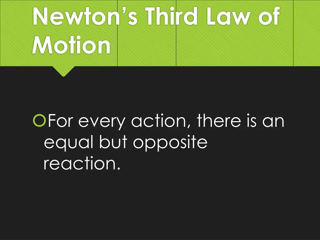 newton s third law of motion