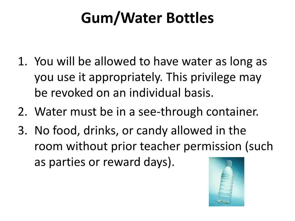 gum water bottles