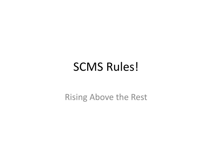 scms rules