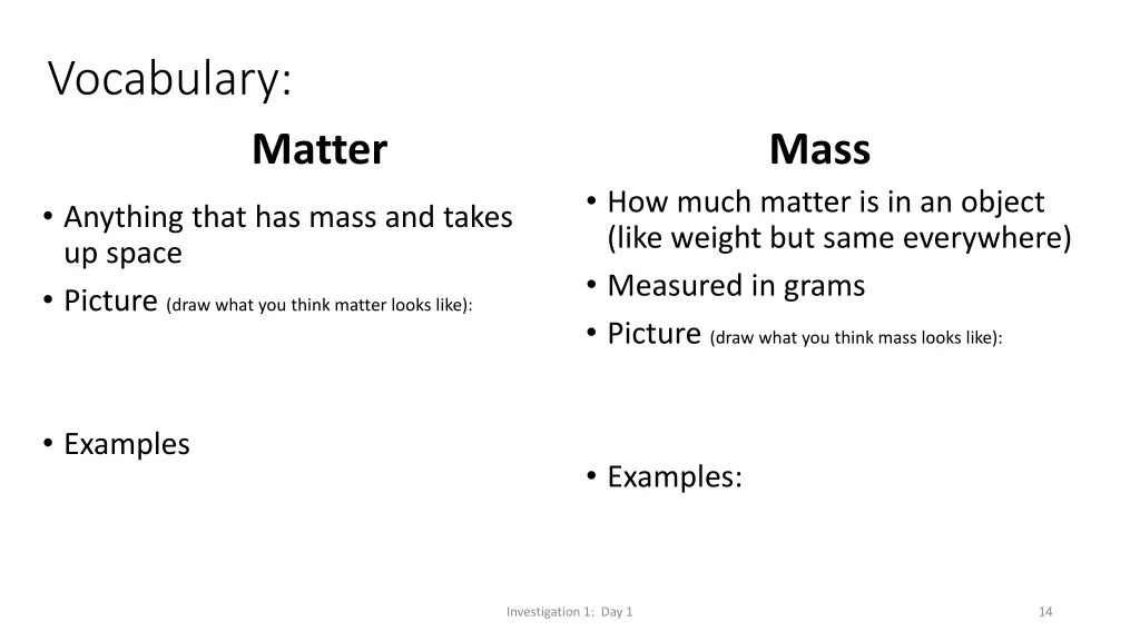 vocabulary 1